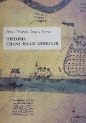 Okładka książki Historia chana Islam Gereja III Hadży Mehmed Senai