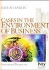 Okładka książki Cases in the Environment of Business D. Conklin