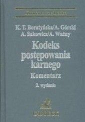 Okładka książki Kodeks postępowania karnego Komentarz /Stan prawny na 15 kwietnia 2007 r. komentarze becka Katarzyna Boratyńska