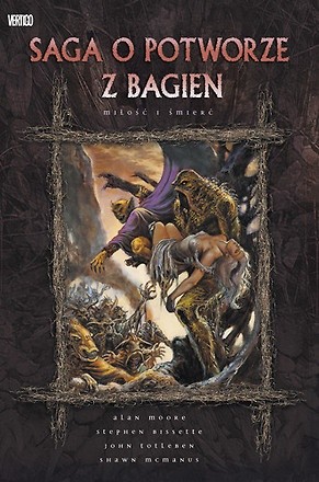 Okładki książek z cyklu Saga o Potworze z Bagien