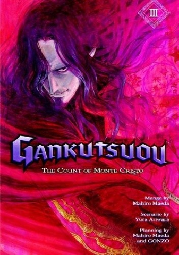 Okładki książek z cyklu Gankutsuou