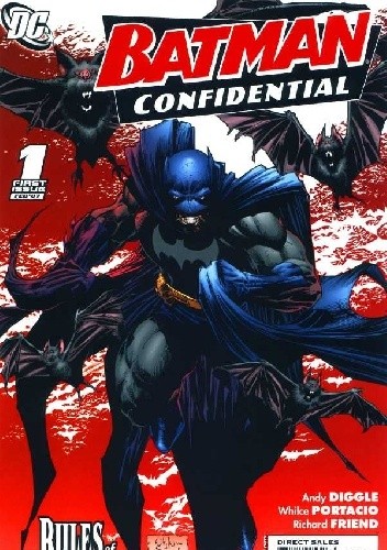 Okładki książek z cyklu Batman Confidential