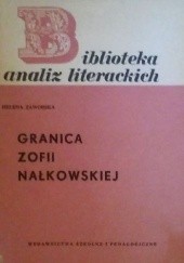 Okładka książki "Granica " Zofii Nałkowskiej Helena Zaworska