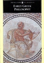 Okładka książki Early Greek Philosophy Jonathan Barnes
