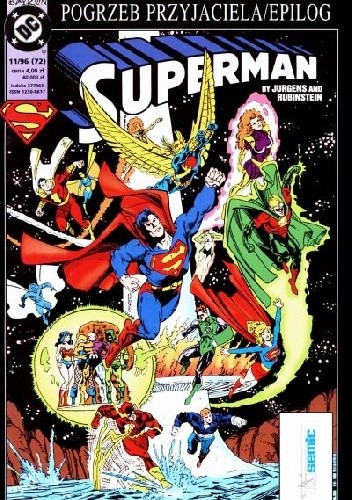 Okładka książki Superman 11/1996 Tom Grummett, Dan Jurgens, Karl Kesel, Joe Rubinstein