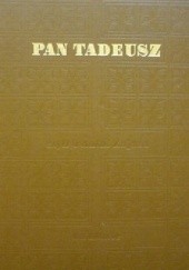 Okładka książki Pan Tadeusz Adam Mickiewicz