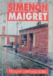 Okładka książki Maigret zastawia sidła Georges Simenon