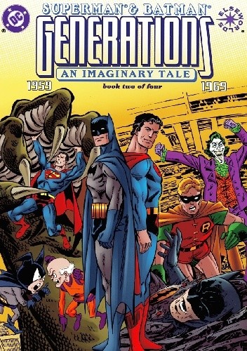 Okładki książek z cyklu Superman & Batman Generations