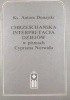 Okładka książki Chrześcijańska interpretacja dziejów w pismach Cypriana Norwida Antoni Dunajski