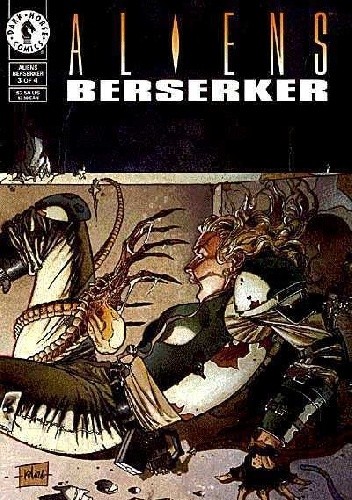 Okładki książek z cyklu Alien: Berserker
