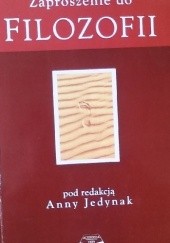 Okładka książki Zaproszenie do filozofii Anna Jedynak