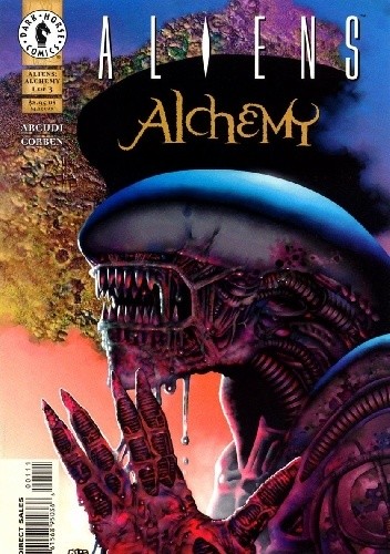 Okładki książek z cyklu Aliens: Alchemy