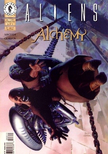 Okładki książek z cyklu Aliens: Alchemy