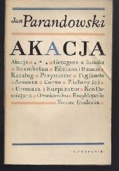 Okładka książki Akacja Jan Parandowski
