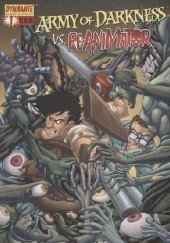 Okładka książki Army of Darkness vs. Re-Animator #1 James Kuhoric