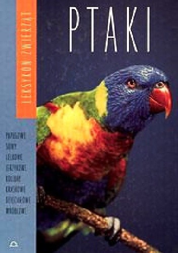 Okładki książek z cyklu Leksykon zwierząt. Ptaki