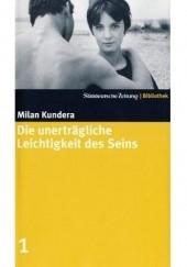 Okładka książki Die unerträgliche Leichtigkeit des Seins Milan Kundera