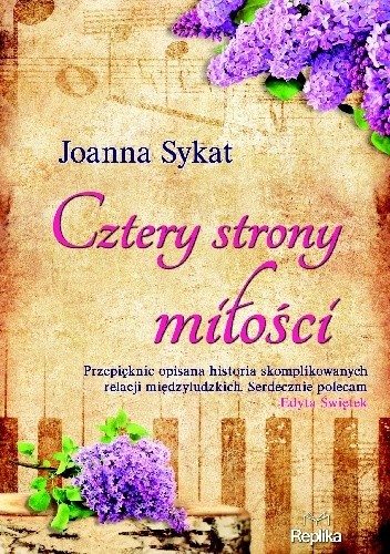 Okładka książki Cztery strony miłości Joanna Sykat