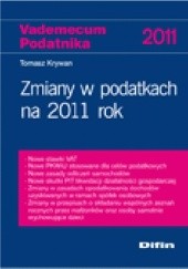 Okładka książki Zmiany w podatkach na 2011 rok