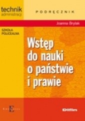 Okładka książki Wstęp do nauki o państwie i prawie Joanna Brylak