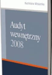 Okładka książki Audyt wewnętrzny 2008