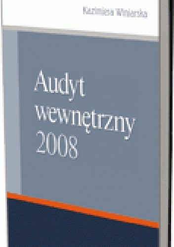 Okładka książki Audyt wewnętrzny 2008 Kazimiera Winiarska
