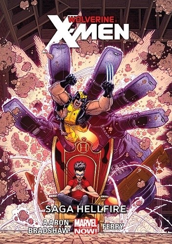 Okładki książek z cyklu Wolverine i X-Men