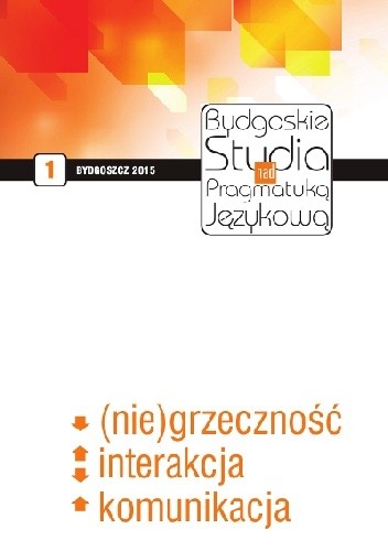 Okładki książek z serii Bydgoskie Studia nad Pragmatyką Językową