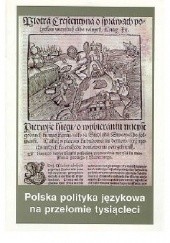 Okładka książki Polska polityka językowa na przełomie tysiącleci Jan Mazur