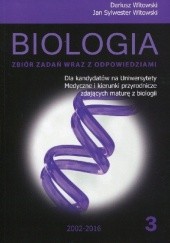 Okładka książki Biologia. Zbiór zadań wraz z odpowiedziami. Tom 3
