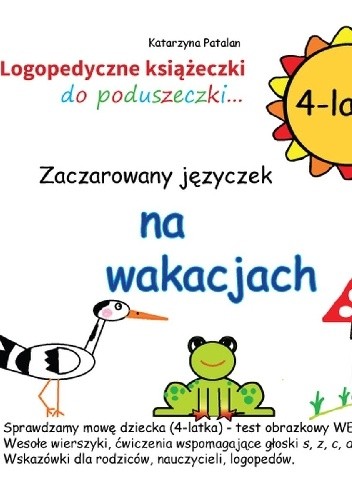 Okładka książki Zaczarowany języczek na wakacjach Katarzyna Patalan