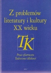 Okładka książki Z problemów literatury i kultury XX wieku Stefan Zabierowski