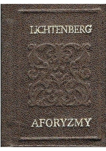 Okładka książki Aforyzmy Georg Christoph Lichtenberg