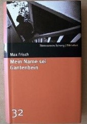 Okładka książki Mein Name sei Gantenbein Max Frisch
