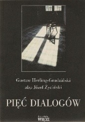 Okładka książki Pięć dialogów Gustaw Herling-Grudziński, Józef Życiński