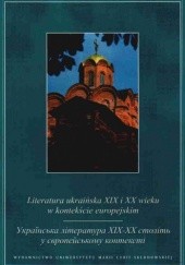 Okładka książki Literatura ukraińska XIX i XX wieku w kontekście europejskim L. Siryk