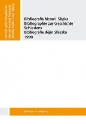 Okładka książki Bibliografia historii śląska. Bibliographie zur Geschichte Schlesiens. Bibliografie dějin Slezska 1998 Małgorzata Pawlak, Wiebke Rohrer