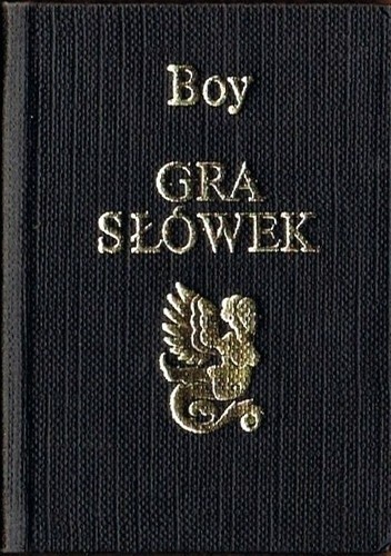 Okładka książki Gra słówek Tadeusz Boy-Żeleński