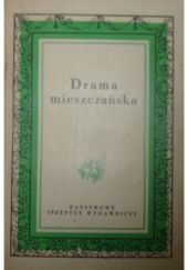 Okładka książki Drama mieszczańska praca zbiorowa