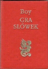 Okładka książki Gra słówek Tadeusz Boy-Żeleński