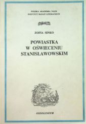 Okładka książki Powiastka w oświeceniu stanisławowskim Zofia Sinko