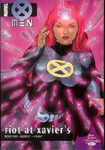 Okładka książki New X-Men, Vol. 4: Riot at Xavier's Grant Morrison, Frank Quitely