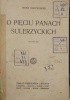 Okładka książki O pięciu panach Suklerzyckich. Nowele Piotr Choynowski