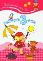 Okładka książki Malowanki 3-latka. Uniwersytet malucha Elżbieta Lekan