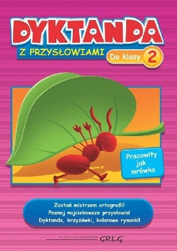 Okładka książki Dyktanda z przysłowiami do klasy 2 Marta Kurdziel
