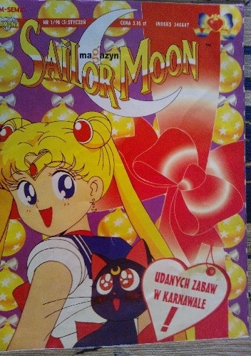 Okładka książki Sailor Moon magazyn nr 1/98 Redakcja magazynu Sailor Moon