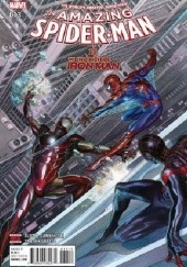 Okładka książki Amazing Spider-Man Vol 4 #13 - Power Play - Part 2: Civil War Reenactment Giuseppe Camuncoli, Dan Slott