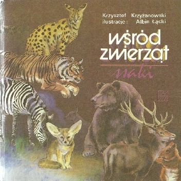 Okładki książek z serii Wśród zwierząt