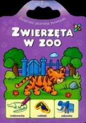 Okładka książki Zwierzęta w zoo. Dzieciaki poznają zwierzaki Agnieszka Bator