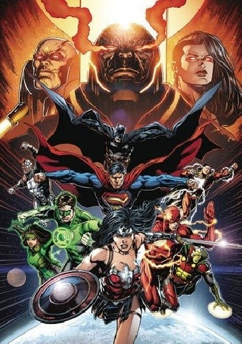 Okładki książek z serii Justice League